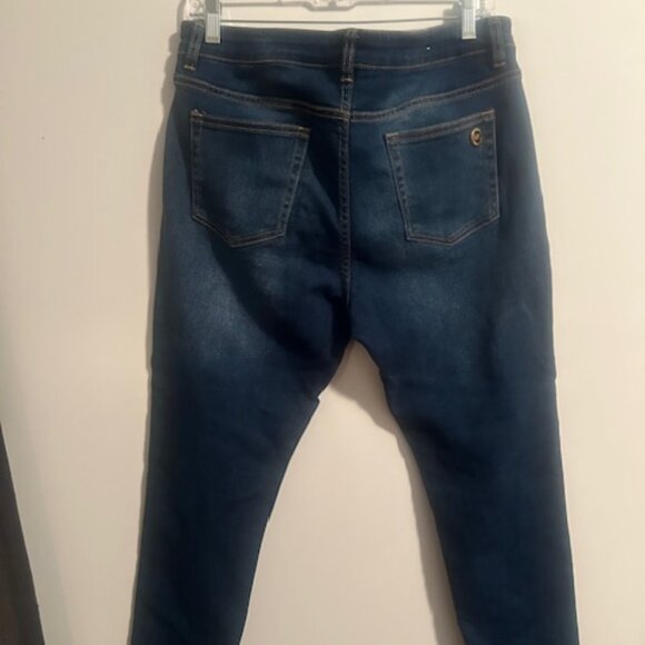 Michael Kors Izzy skinny 5 pockets denim jeans, size 12 - Picture 3 of 6